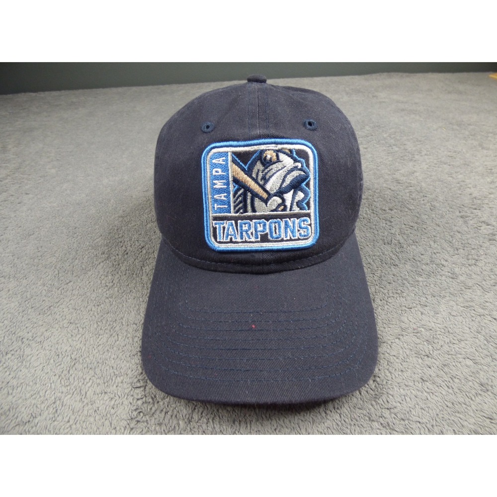 New Era 9TWENTY Tampa Tarpons MiLB Baseball Hat Navy Blue Adjustable Cap